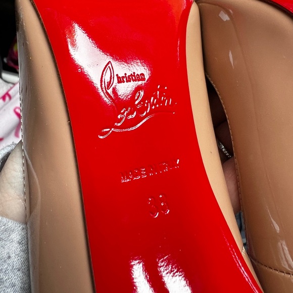 Louboutin 100mm patent leather heels - Picture 3 of 13